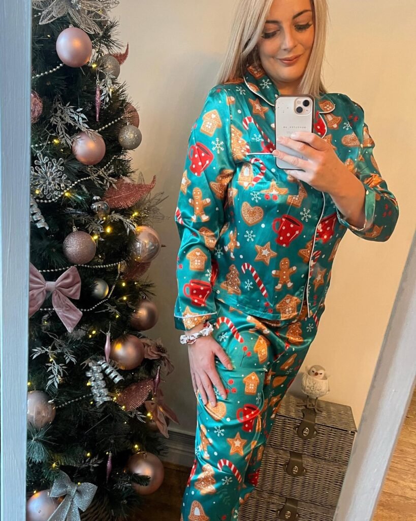 Glossy Cookie Print Pajamas