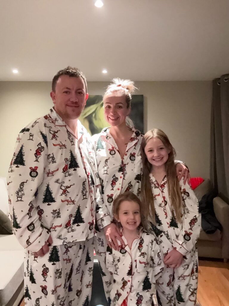 Grinch Print Matching Family Pajamas