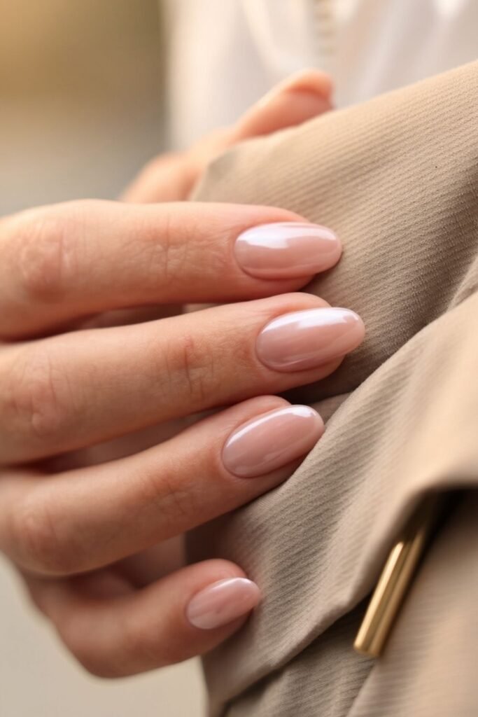 Milky Pink Almonds With a Glass Finish