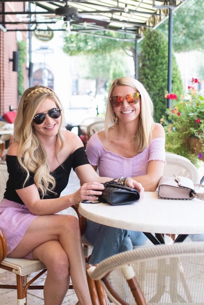 Off Shoulder Tops With Soft Pink Separates