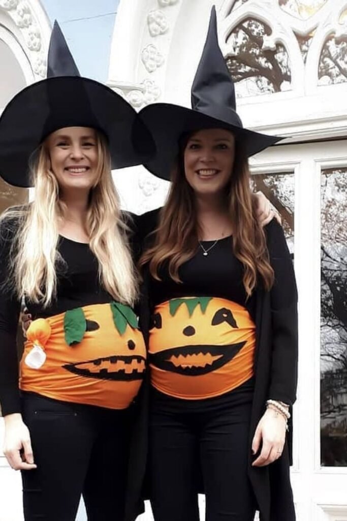 Pumpkin Belly Witch Costume