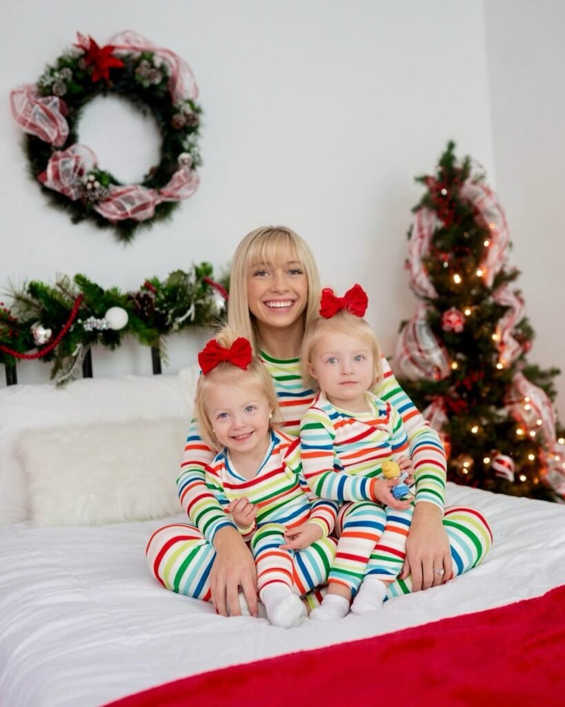 Rainbow Stripe Matching Family Pajamas