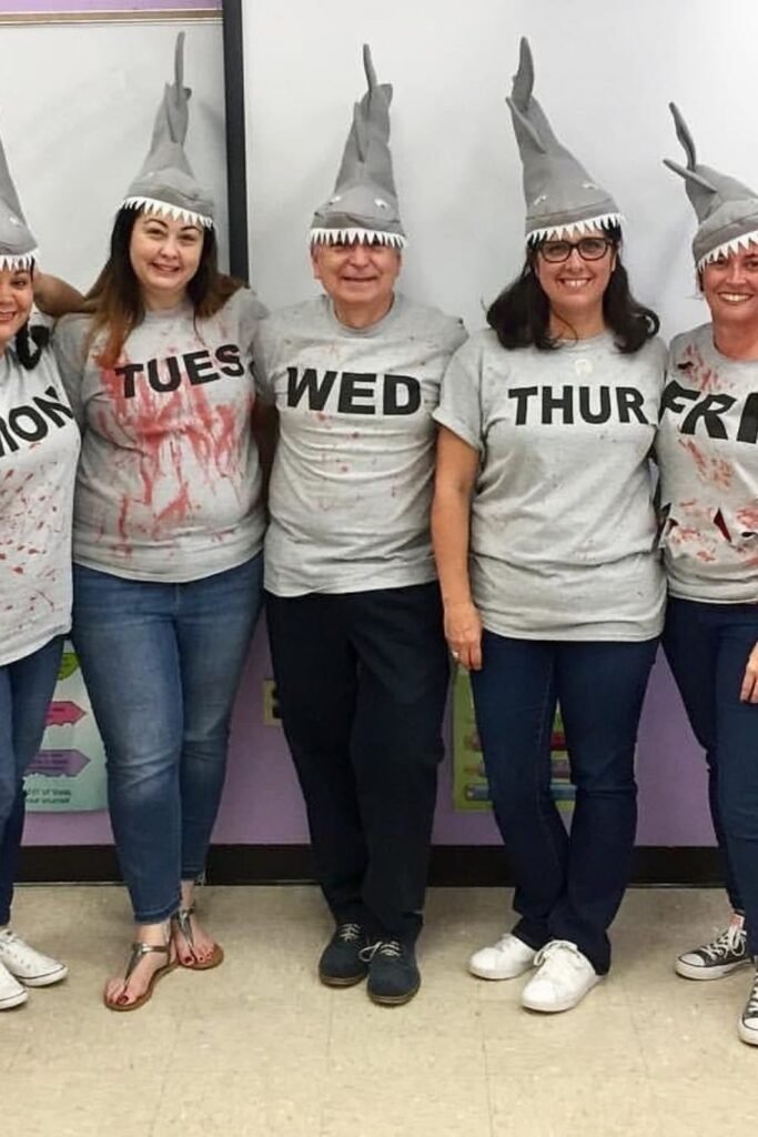 Shark Week Teacher Group Costume