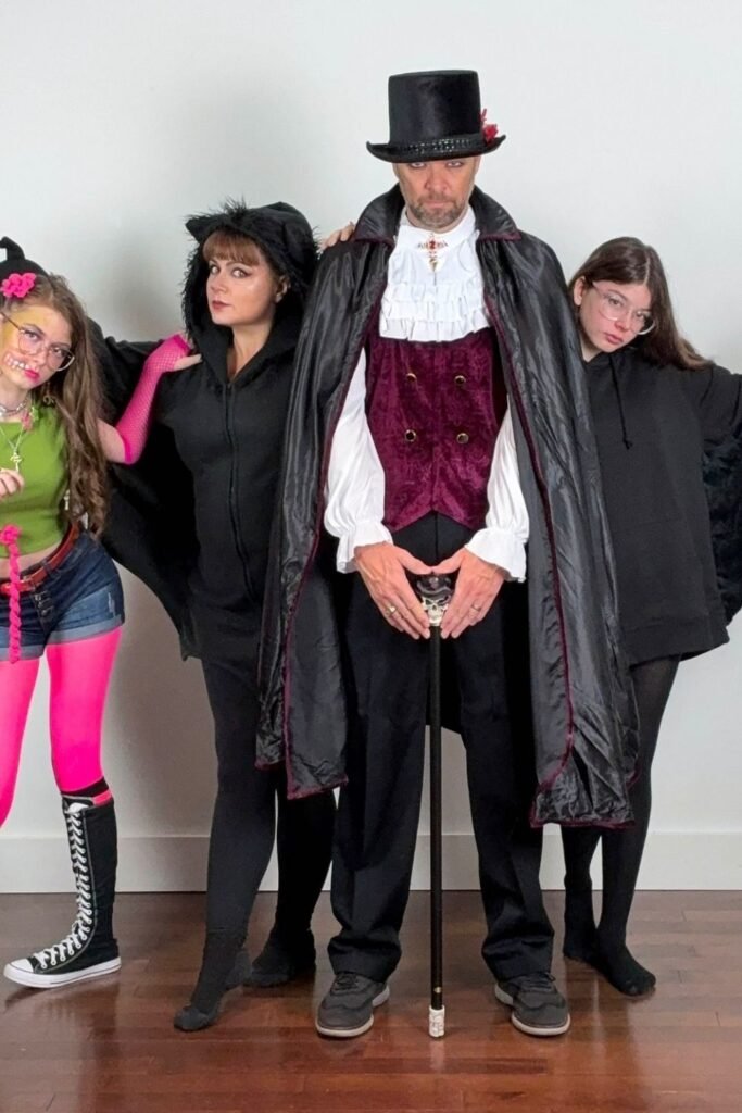Spooky Monster Mash With Neon Pink and Gothic Black