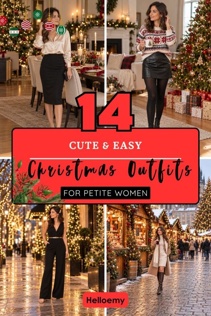 christmas outfit for petite women