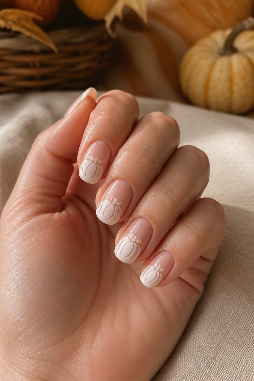 elegant halloween nail art