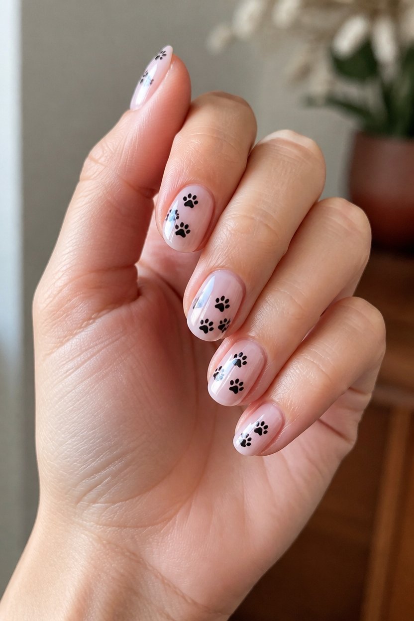 playful halloween nail art