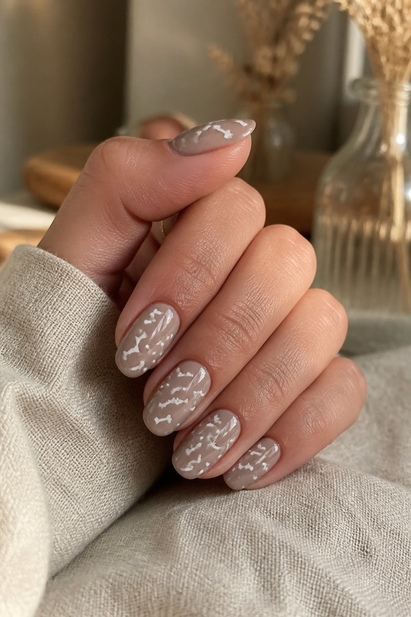 sophisticated halloween nail art