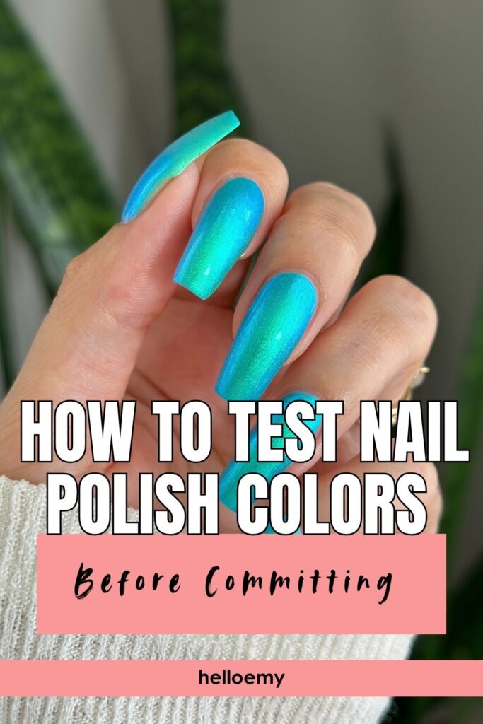 test nail polish colors