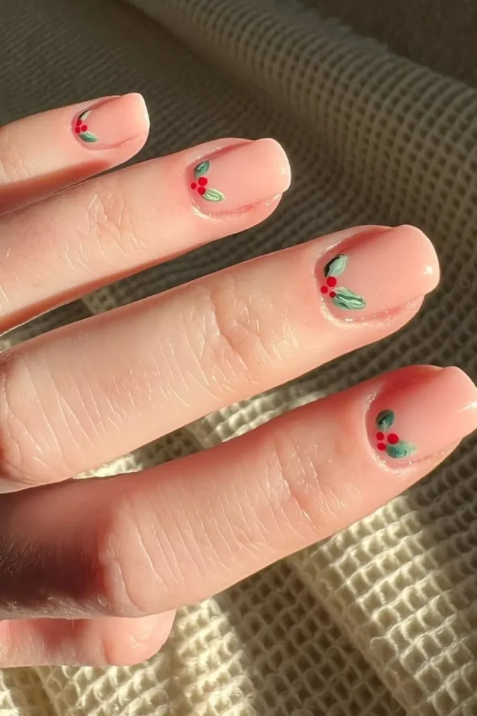 Holly Tucked at the Cuticle