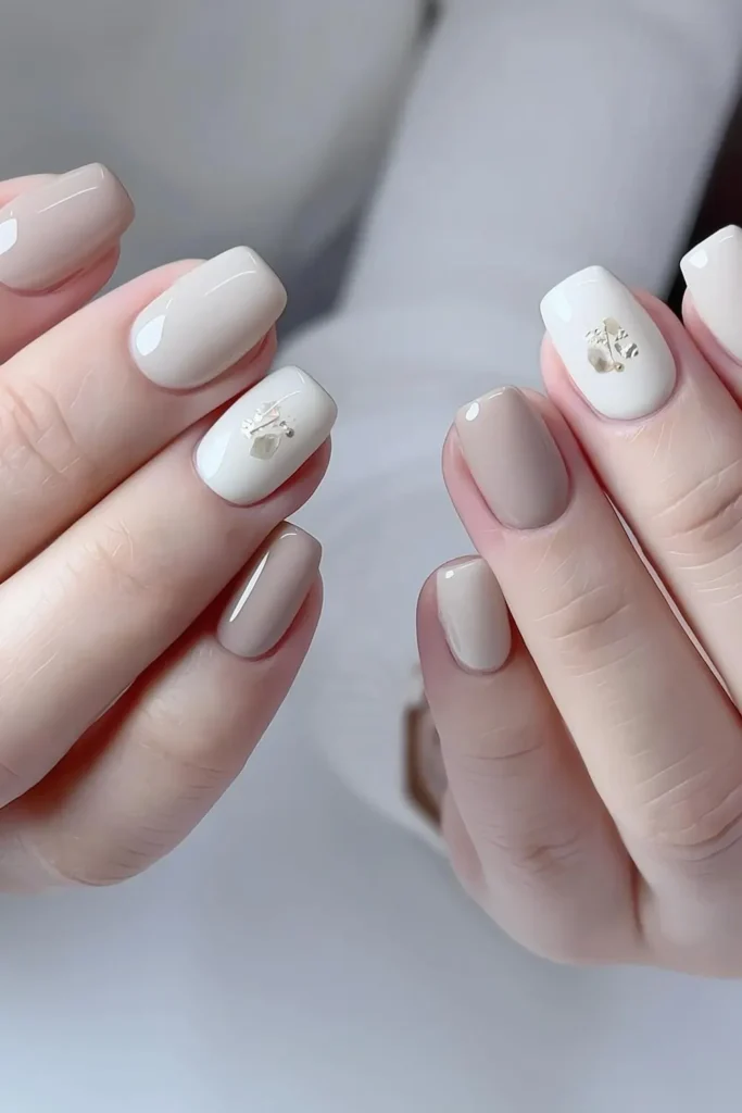 Four Neutrals and a Shell Flake