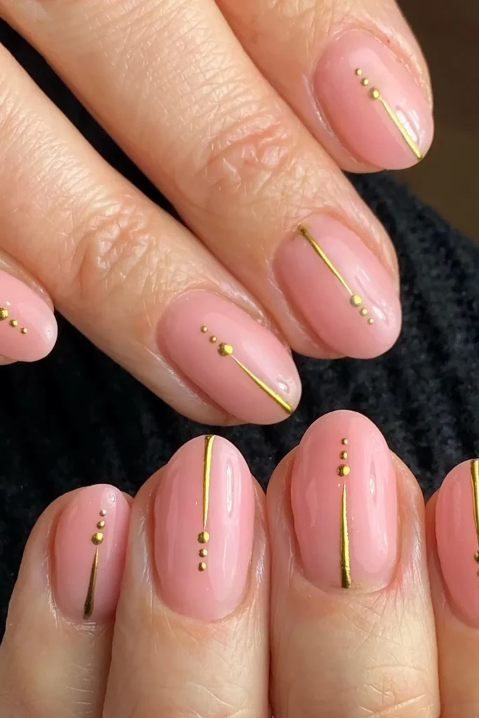 Gold Drops That Hang Like Earrings