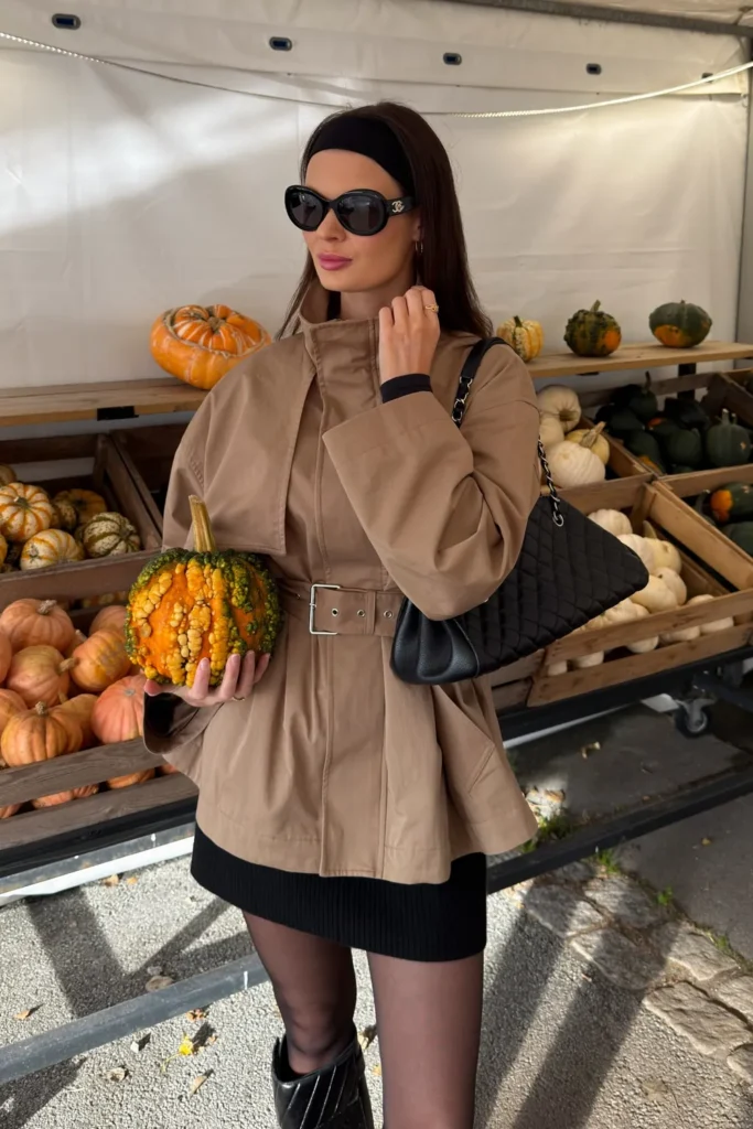 Tan Belted Jacket