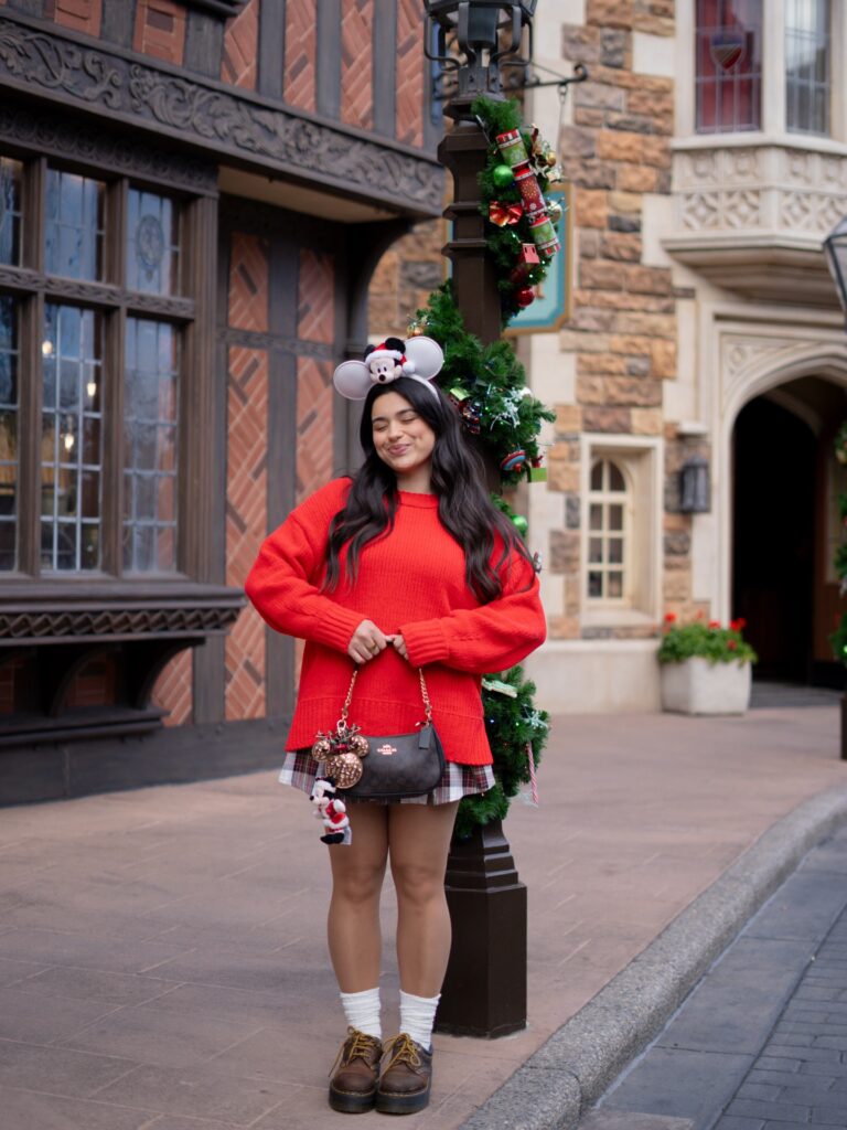 Cropped Red Jacket Over an All Black Base