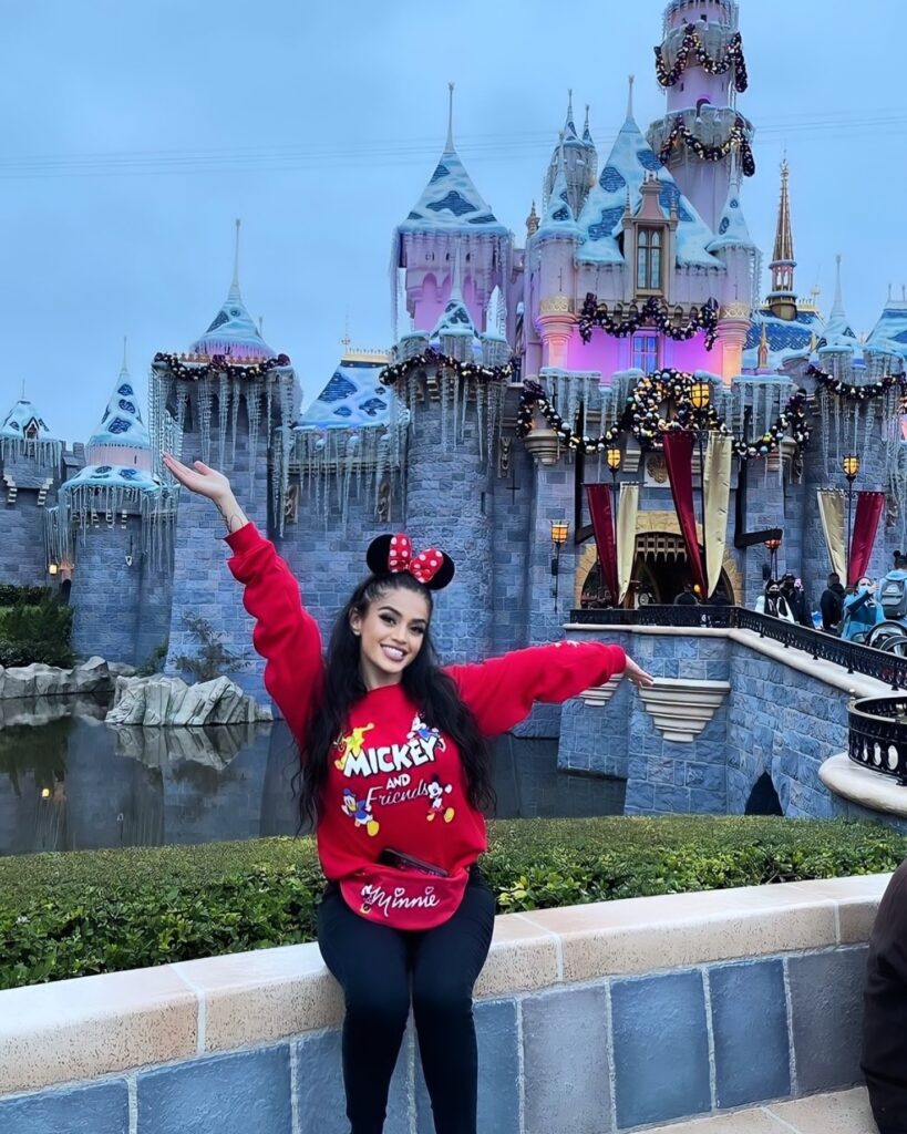 White Sherpa Pullover With Plaid Mouse Ears