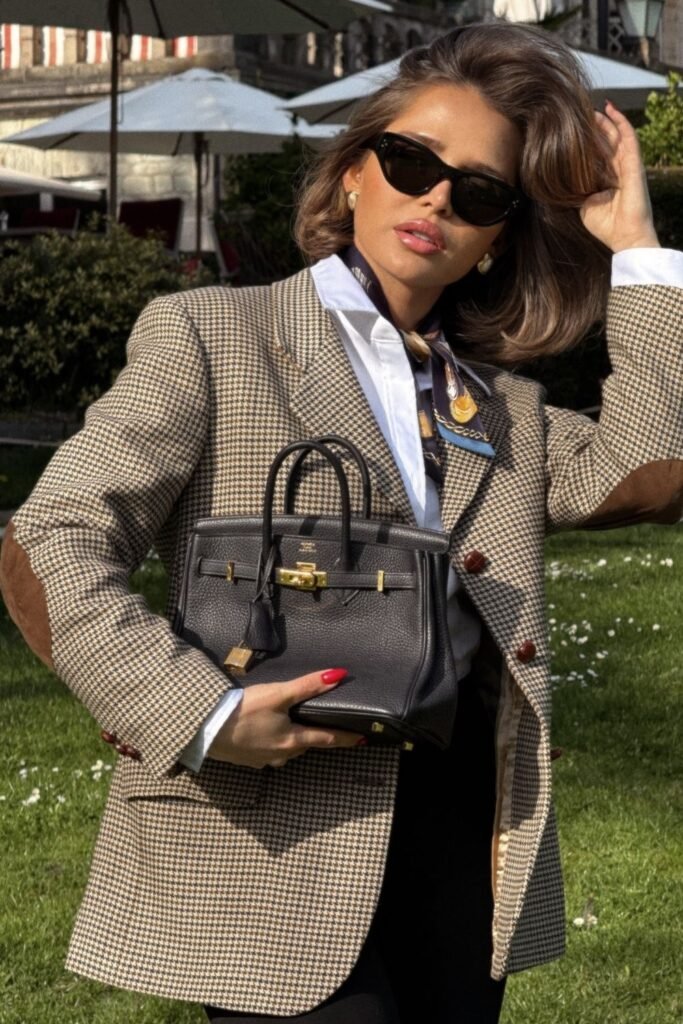 old money office outfit
